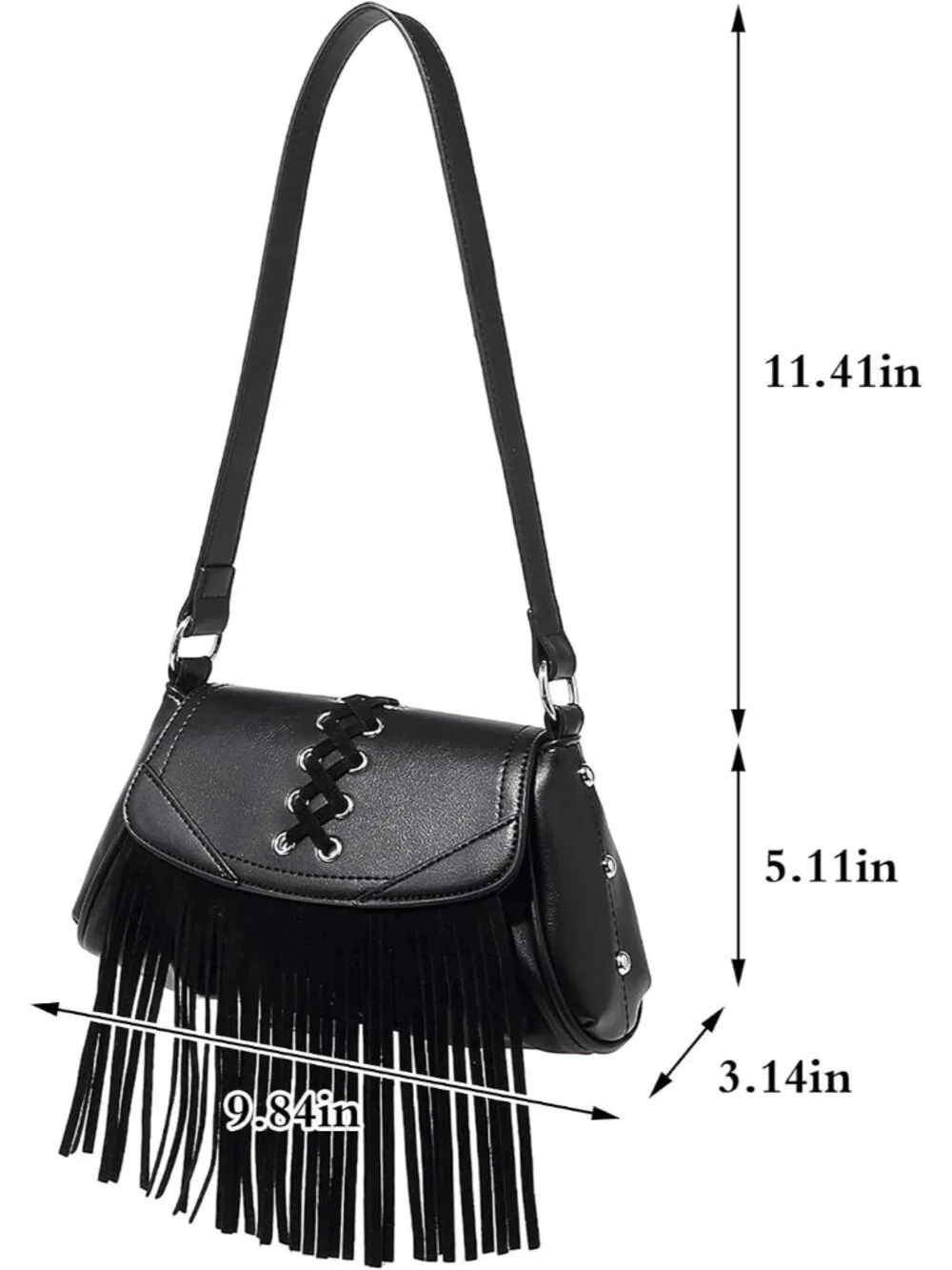 Womens Leather Shoulder Bag Large Tote Handbang Elegant Hobo Bag Vintage Purse - Picture 4 of 7